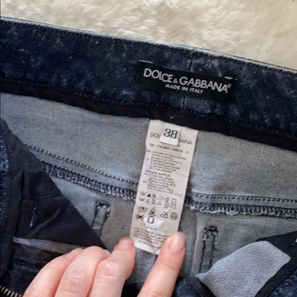 DOLCE GABBANA jean skirt - Picture 4 of 4